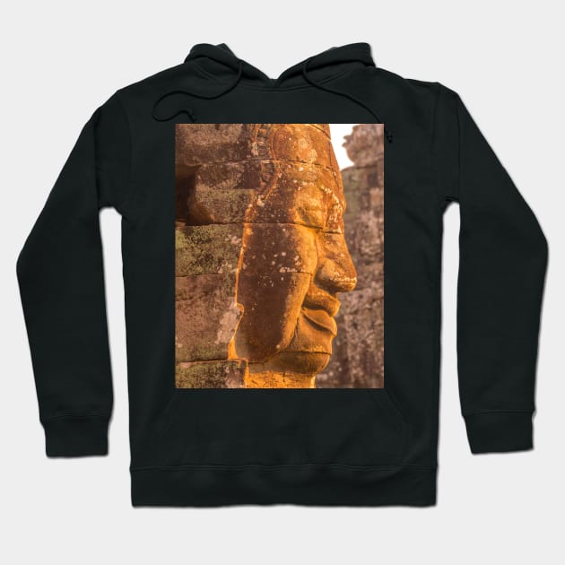 Buddha Head Angkor Hoodie by dags